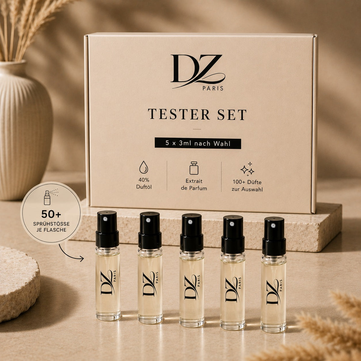 DZ Tester Set (5×3 ml) – DZ Paris
