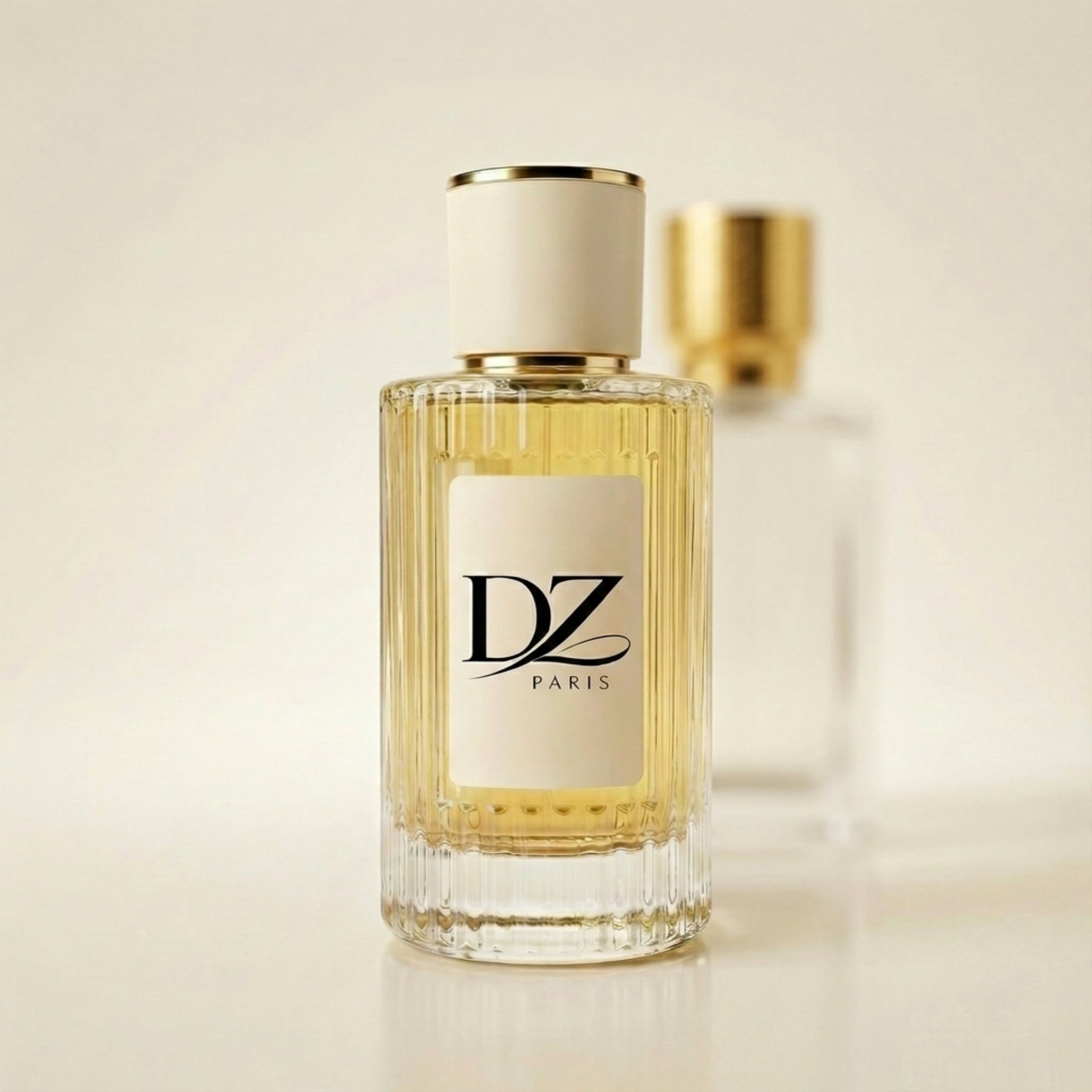 DZ W89 Fleur Toxique Extrait de Parfum in eleganter Flasche mit Blumenstillleben, 40% Duftstärke