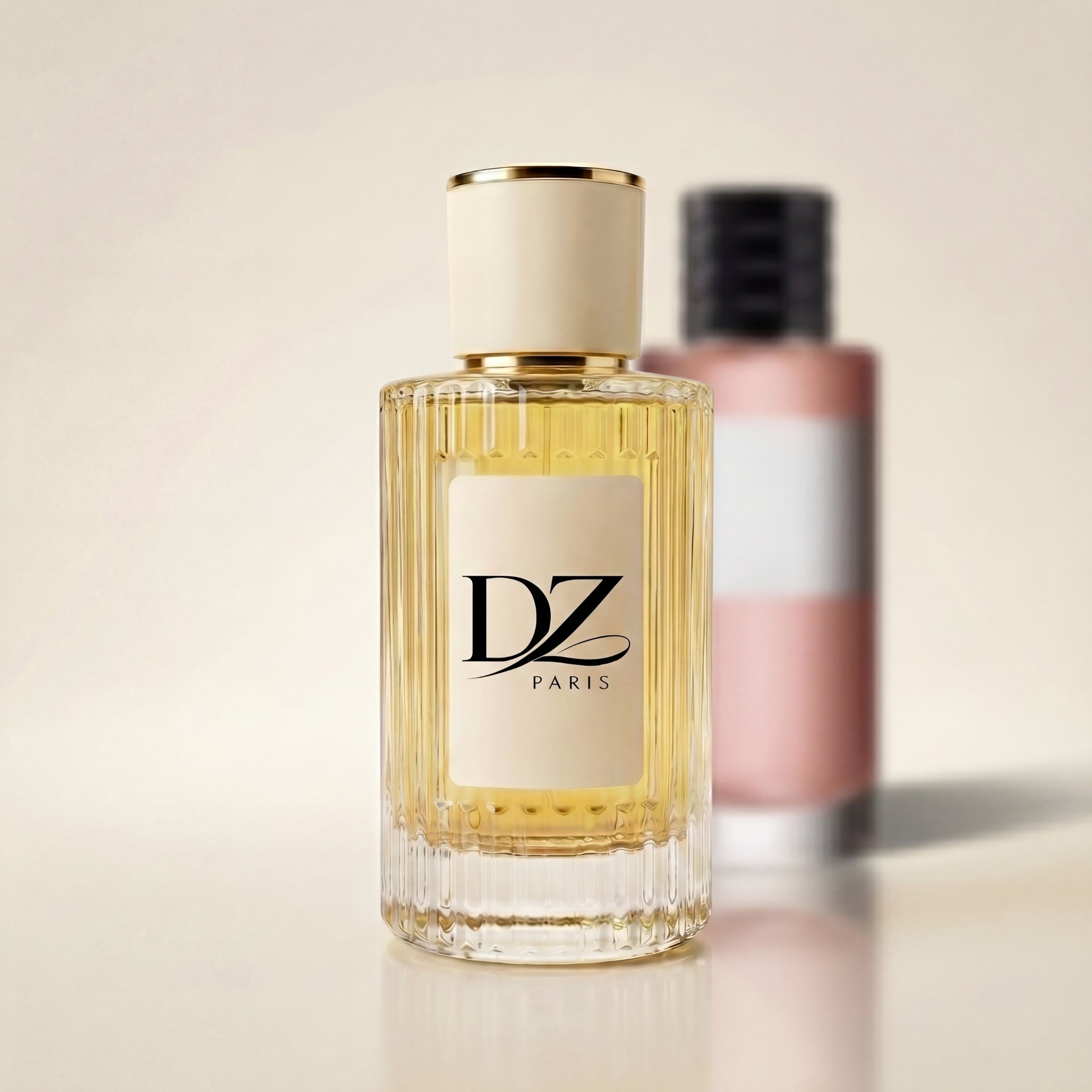 DZ W86 Oudh Ispaira Extrait de Parfum Flakon mit elegantem Design, betont die luxuriöse Oudh-Aromatik.