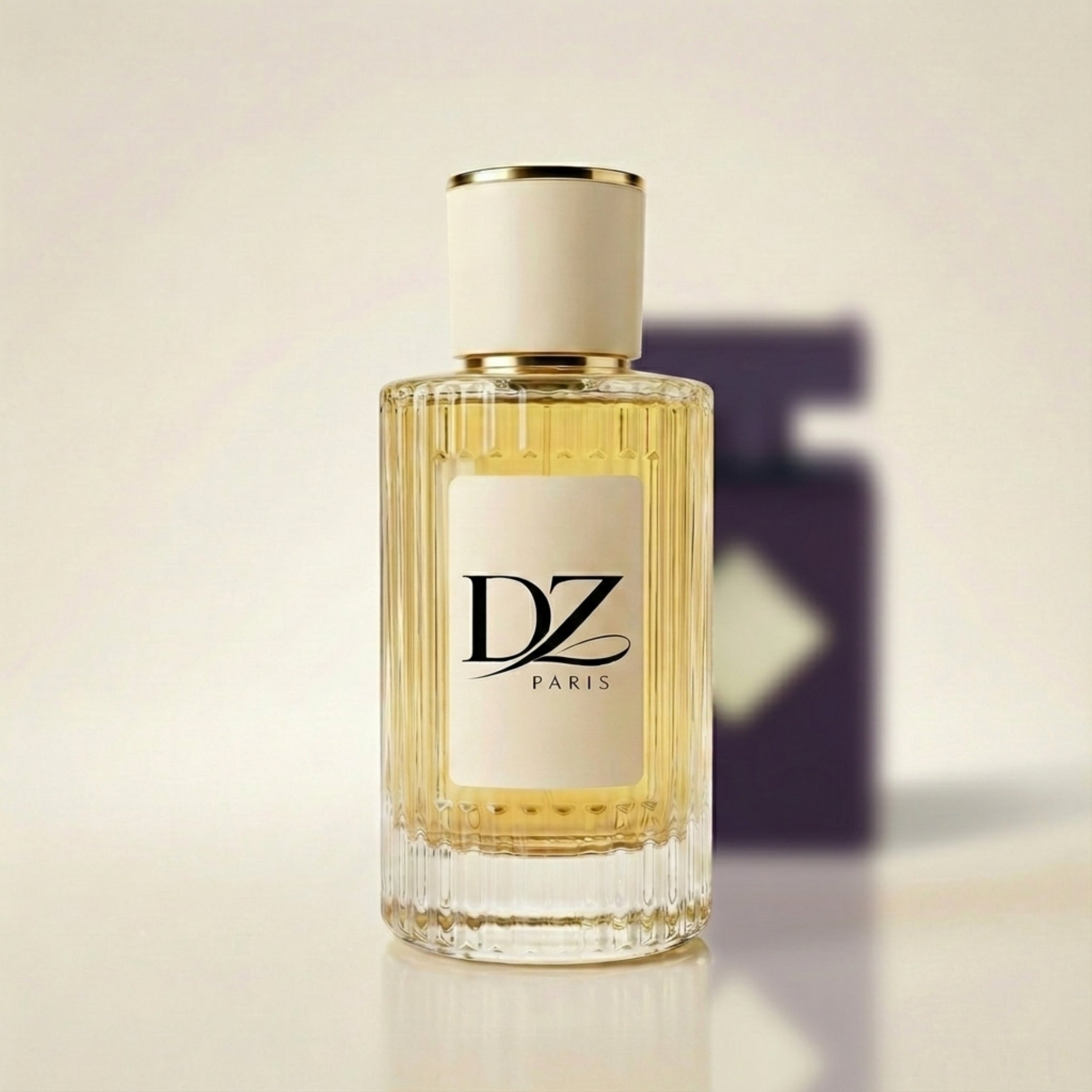 DZ Extrait de Parfum W87 "Psychedelic Desire" in einem stilvollen Flakon mit bunten, psychedelischen Designelementen.