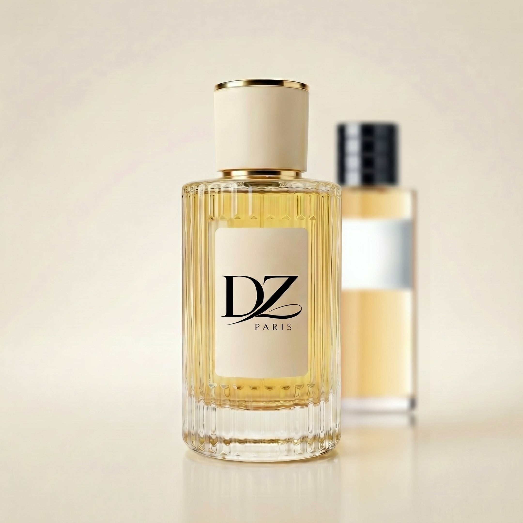 DZ U40 "Vanilla D'Ora" Vanille-Extrait de Parfum in eleganter Flasche, betont die cremige Vanillenote.
